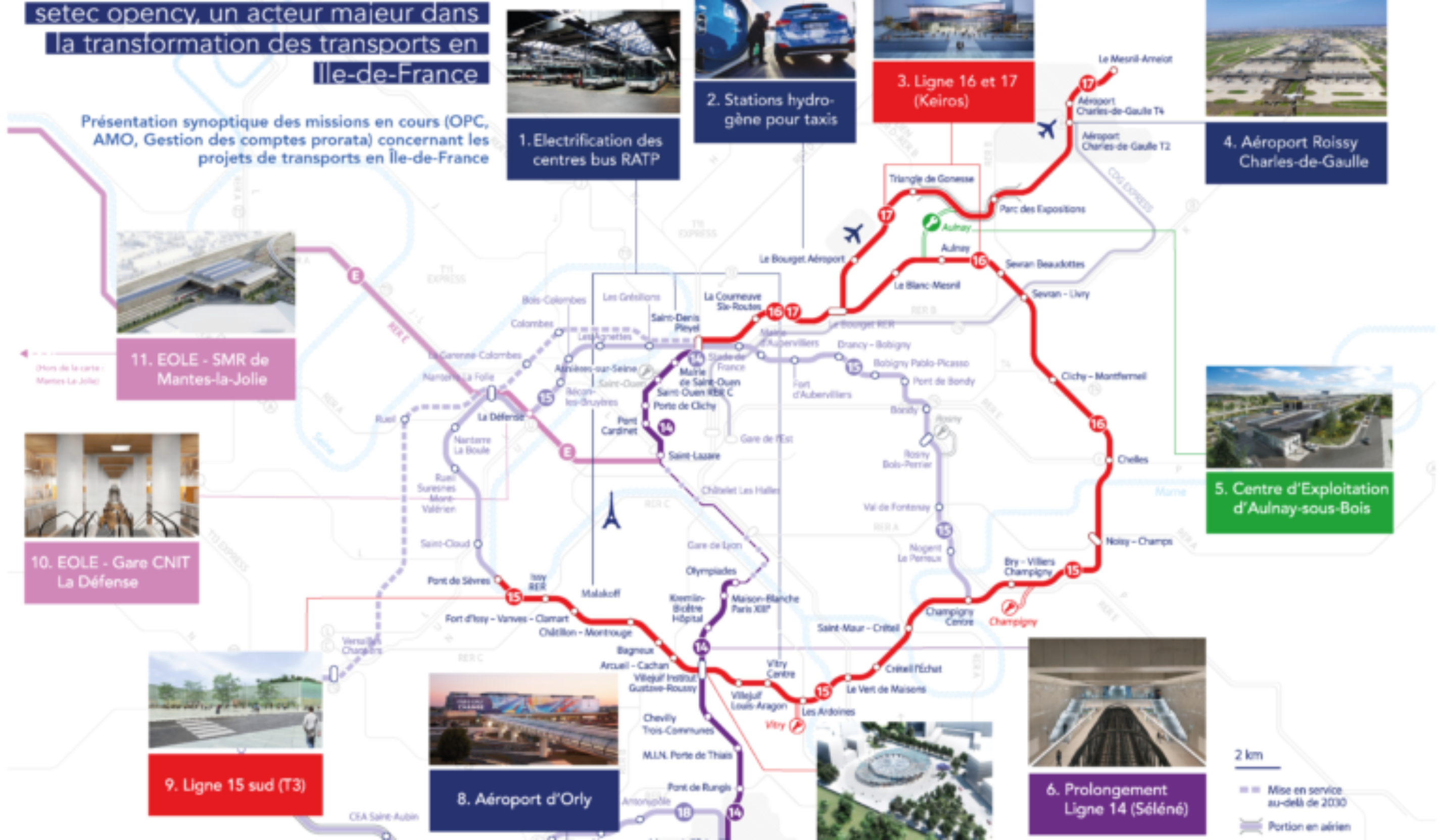 société du grands paris des grand projets ligne 14 15 16 17 l14 l15 l16 l16 l17 métro transports setec opency opc lean