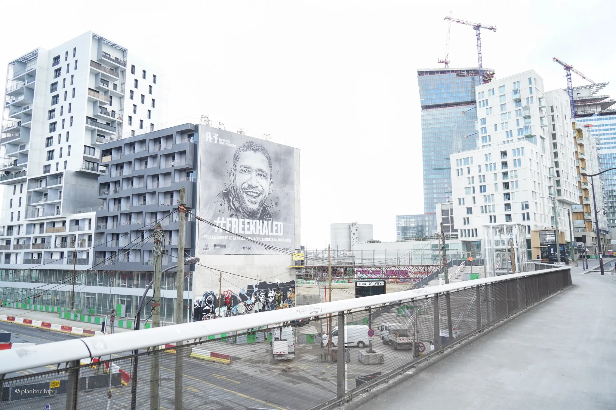 Aménagement quartier Bruneseau à Paris