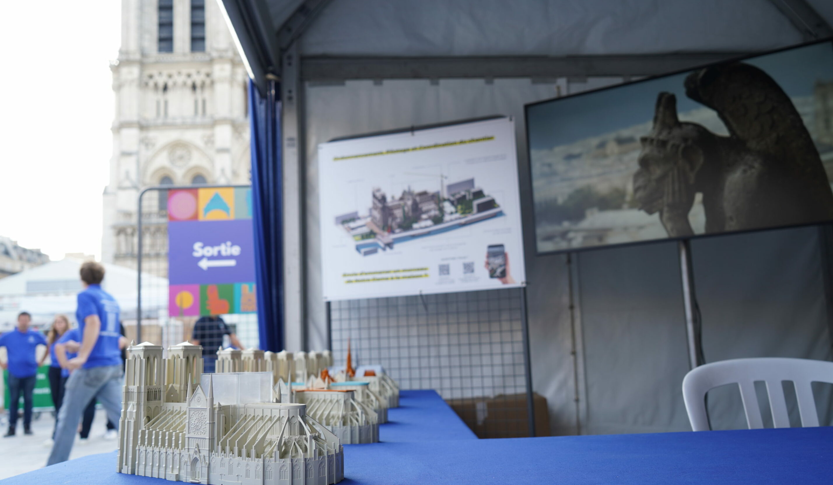 journées européennes patrimoine notre-dame de paris opc rénovation flèche cathédrale Lean setec opency