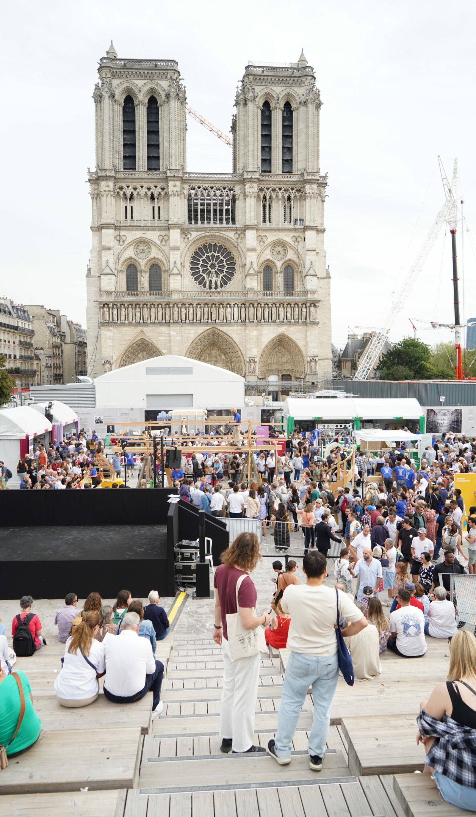 journées européennes patrimoine notre-dame de paris opc rénovation flèche cathédrale Lean setec opency