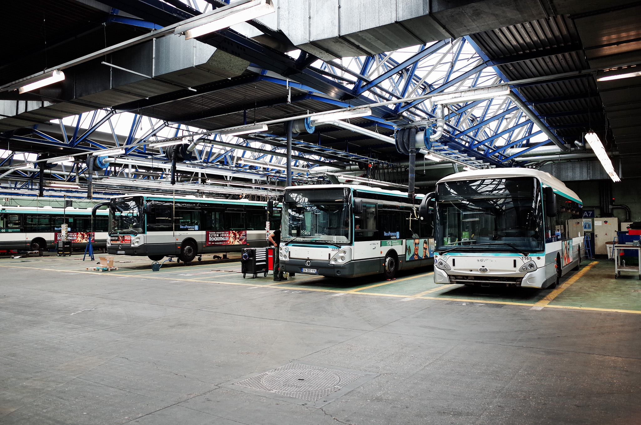 Electrification des centres bus RATP Pleyel, Ivry & Malakoff - Setec Opency