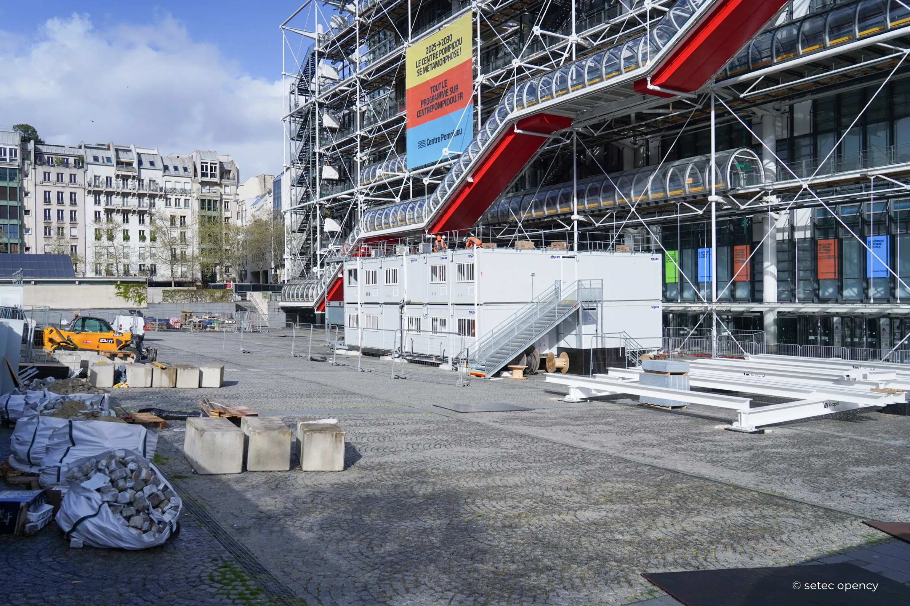 Chantier Centre Pompidou