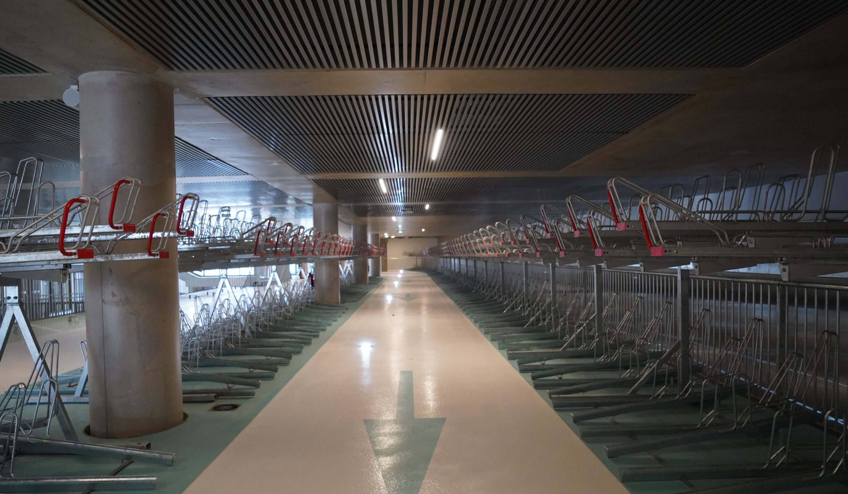 Vélostation de 1 500 places Gare Lyon Part-Dieu