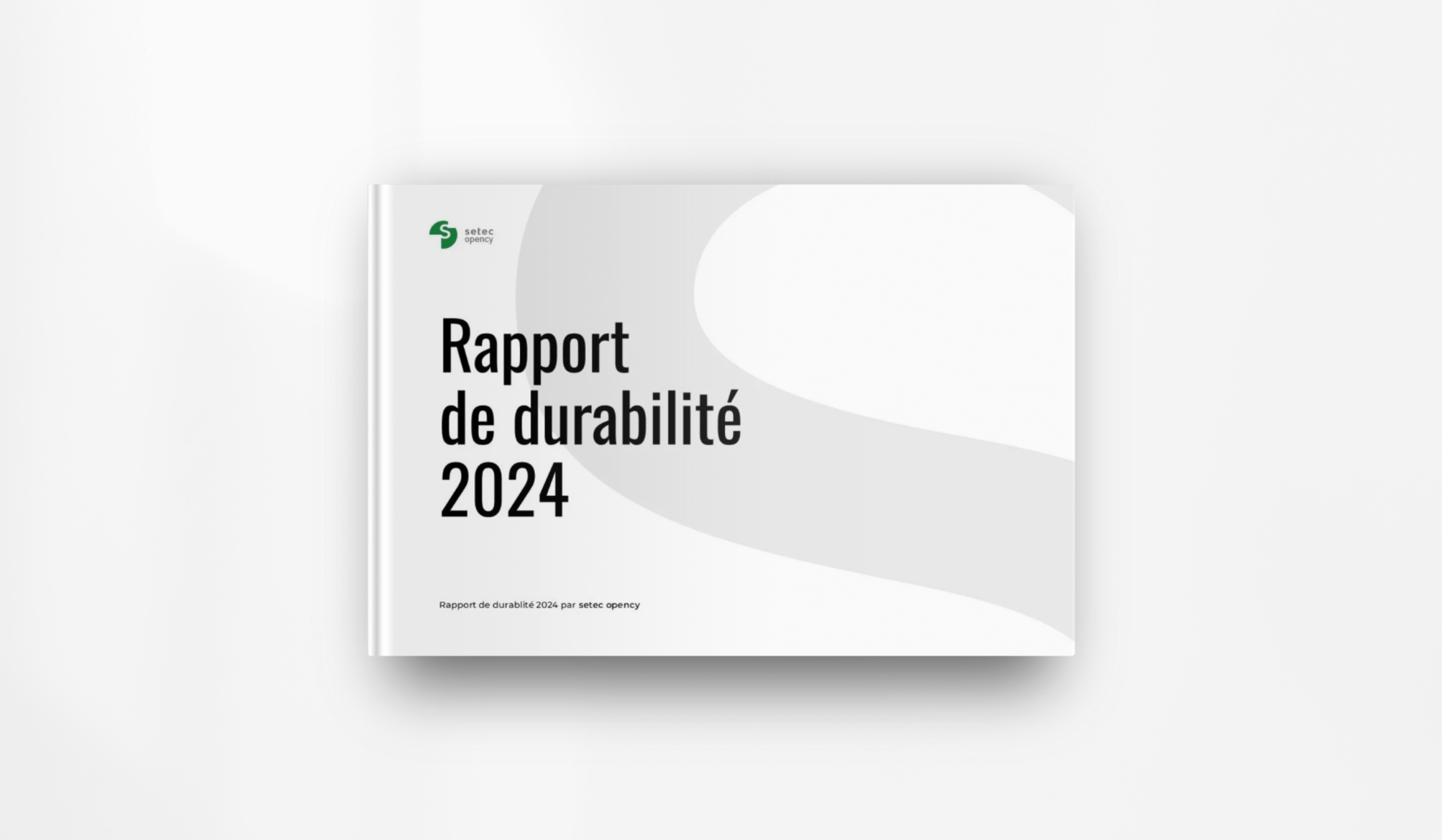 Rapport de durabilité setec opency 2024