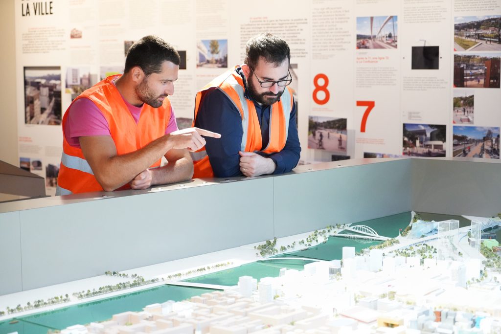 La Maison de la Confluence est le centre d'information du projet urbain Lyon Confluence.