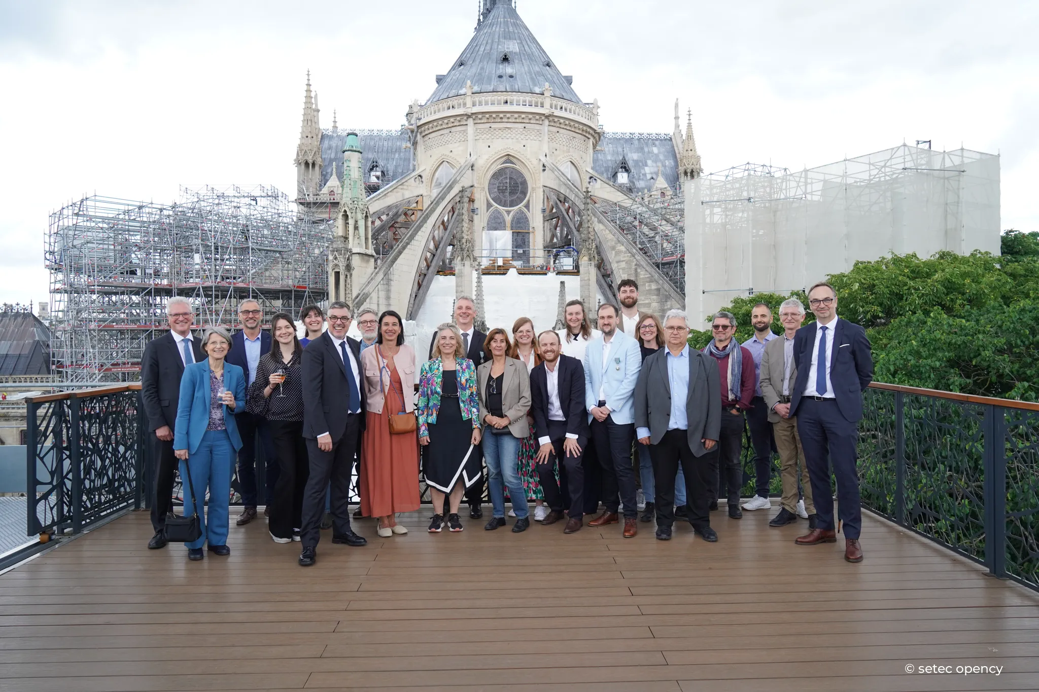 Fierté totale pour setec opency à Notre-Dame de Paris