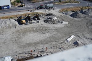 Le chantier de l'Unité d'Incinération et de Valorisation Énergétique Athanor à Grenoble