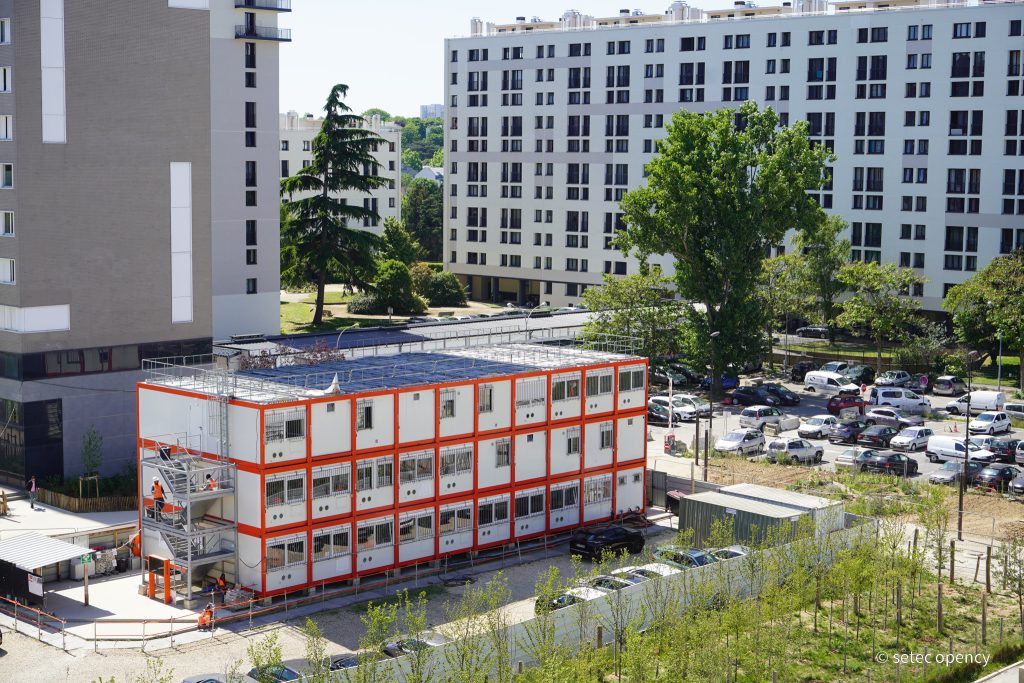 Chantier Gagarine Ivry sur seine setec opency