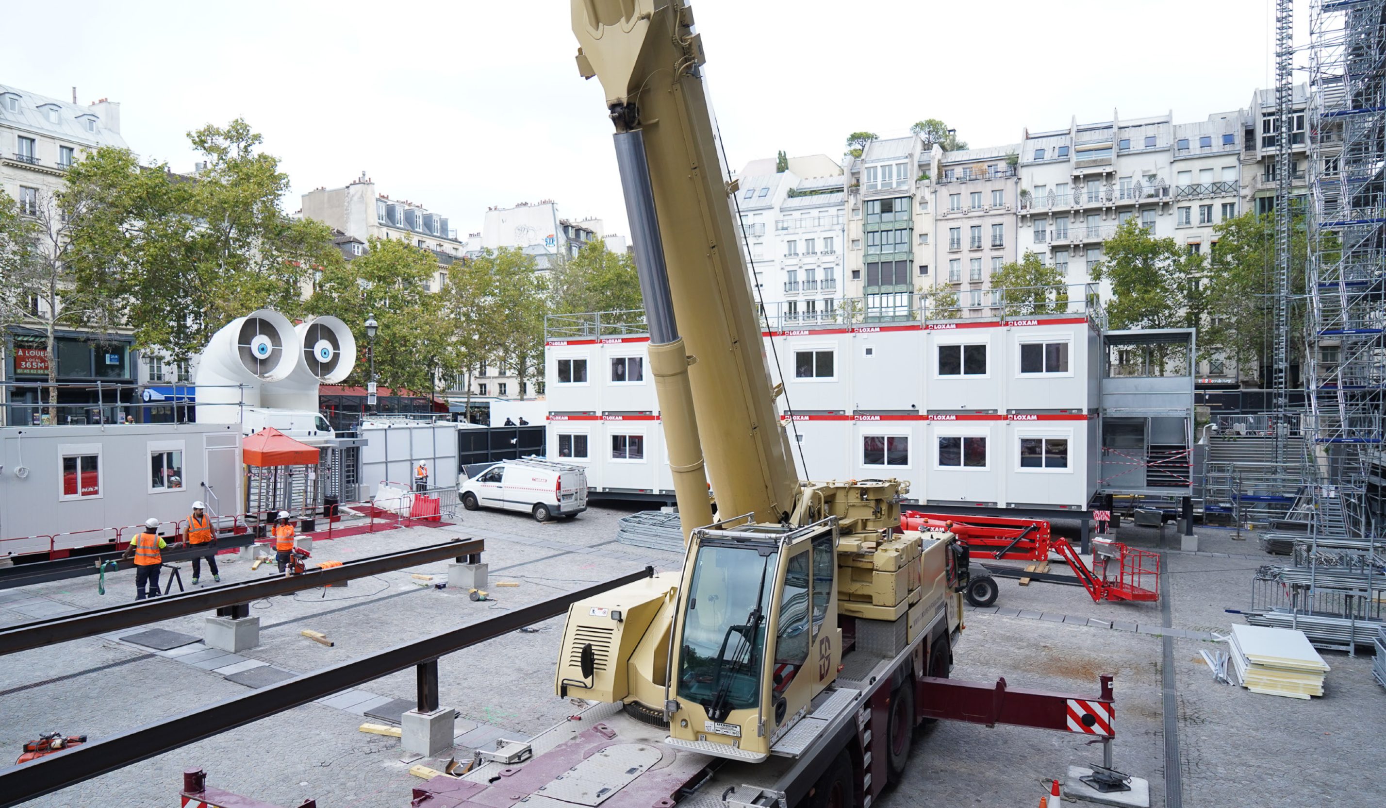 Base vie Chantier Centre Pompidou